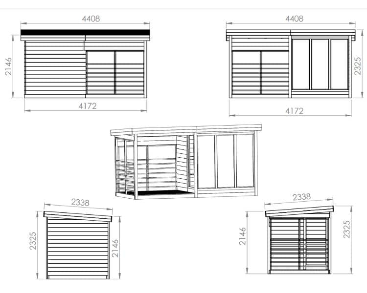 Line Terrasse → med terrasse