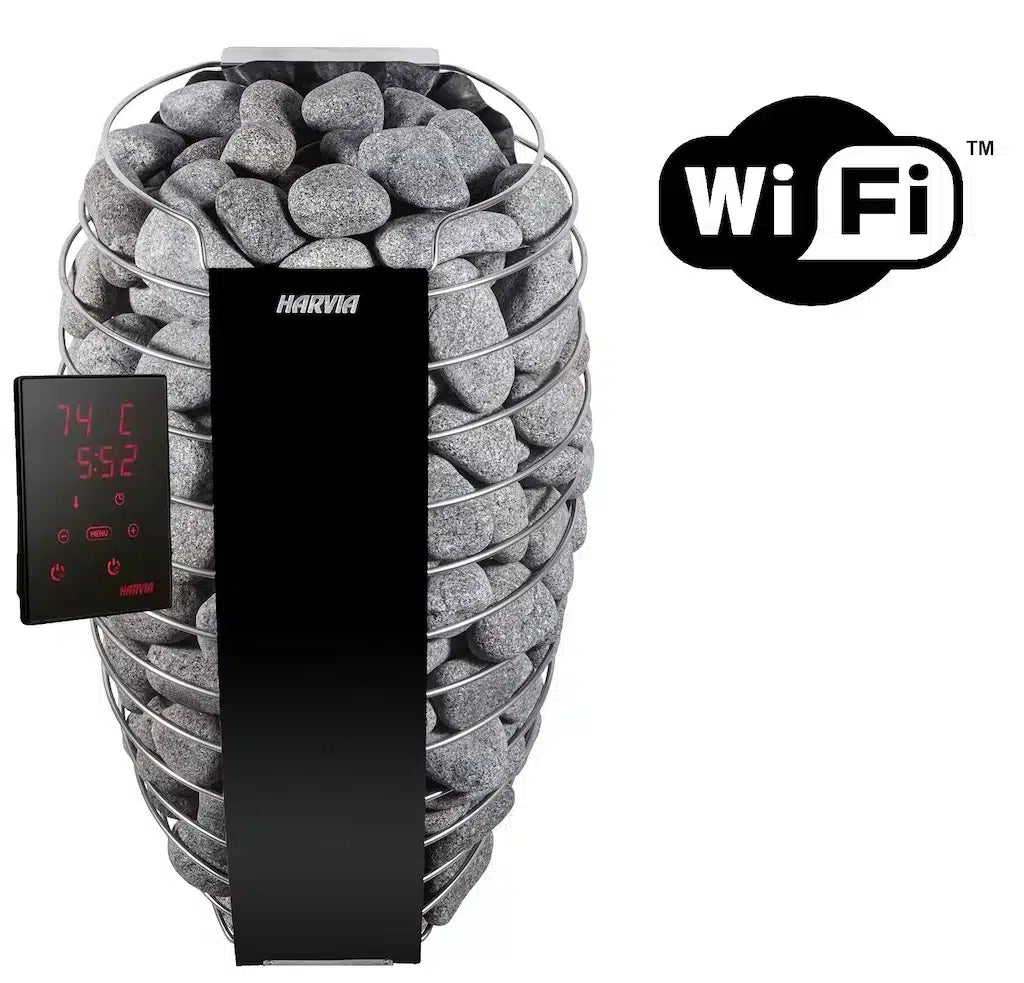 Harvia Spirit WiFi elektrisk saunaovn – 9 kW