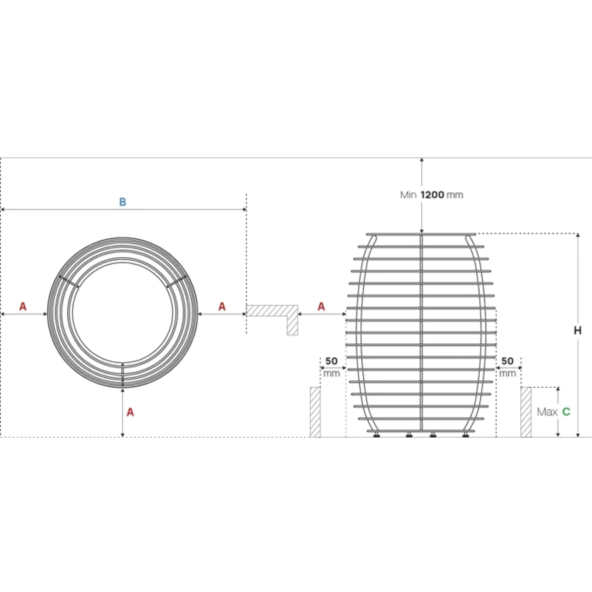 Elektrisk Hive HUUM Pakke - UKU WiFi-kontroll