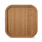 ICON 125 med frontvegg i glass – laget i thermowood