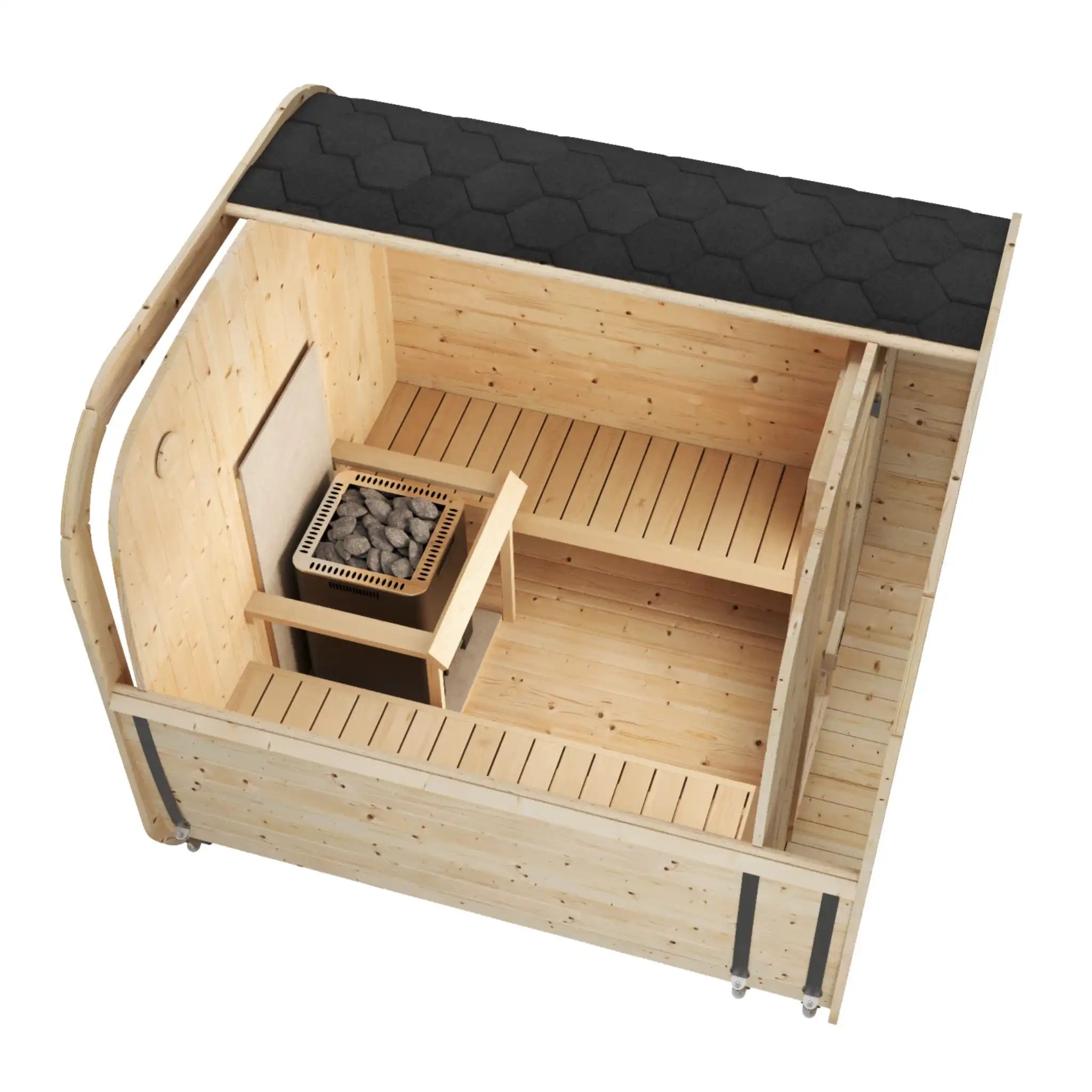 ICON 200 sauna – thermowood sauna med moderne design