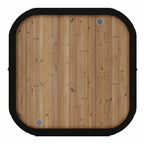 ICON 220 sauna – thermowood med hel glassfront