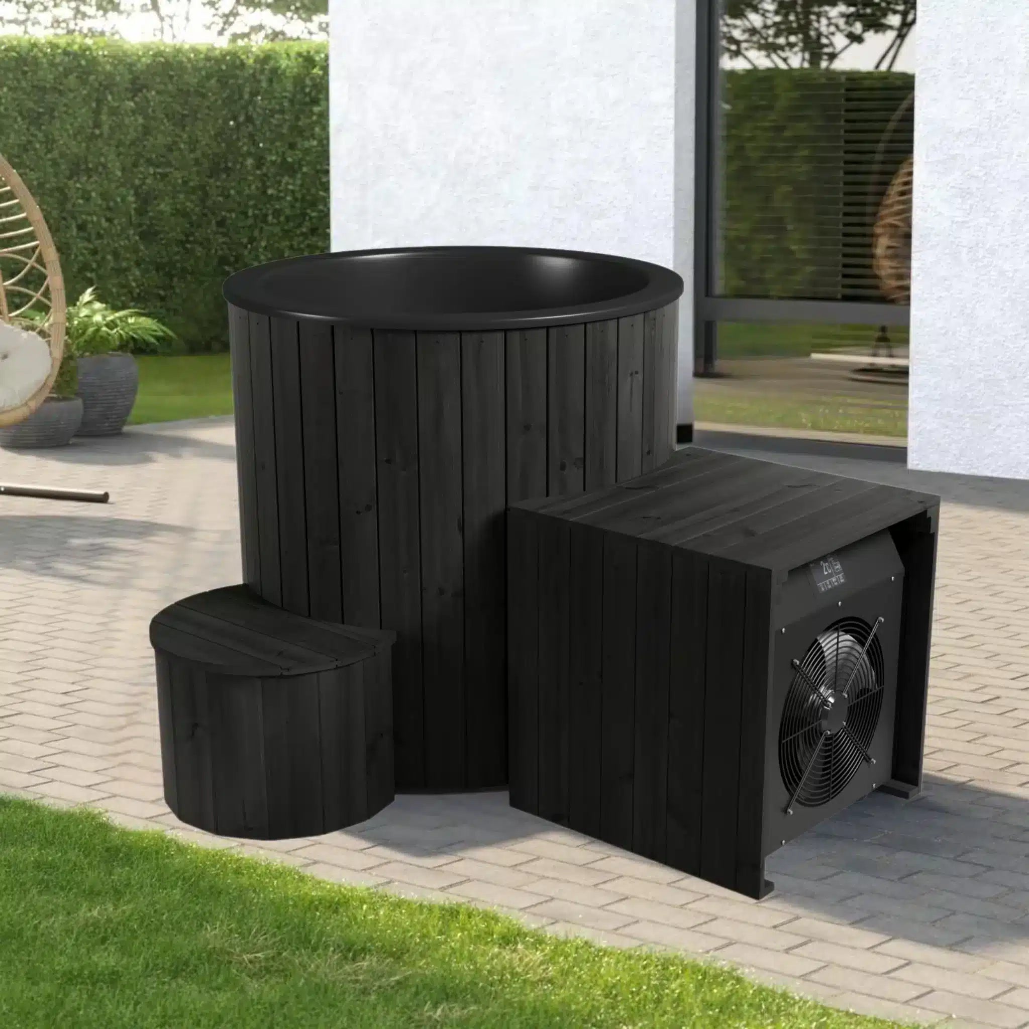 Kaldtvannskar 100 – ergonomisk sete (svart edition)