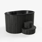 Kaldtvannskar Ofuro – ergonomisk sete (svart edition)